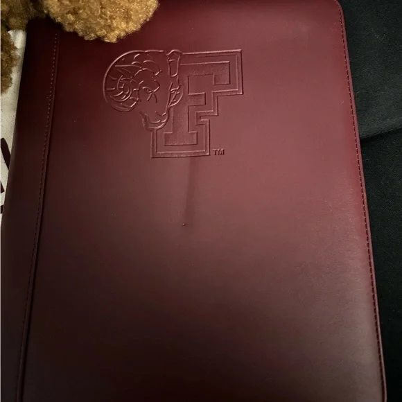 Fordham University Gift Set with Tote, Notebook, and Plush Dog NWT - Picture 4 of 7
